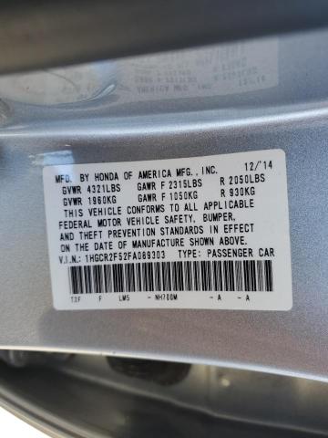 79373683 :رقم المزاد ، 1HGCR2F52FA089303 vin ، 2015 Honda Accord Sport مزاد بيع