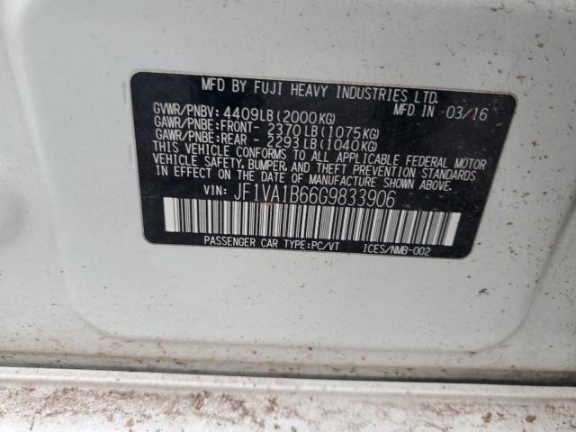 Продажа на аукционе авто 2016 Subaru Wrx, vin: JF1VA1B66G9833906, номер лота: 81954973