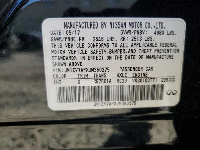 Aukcja sprzedaży 2018 Infiniti Q50 Luxe, vin: JN1EV7APXJM350275, numer aukcji: 81293353