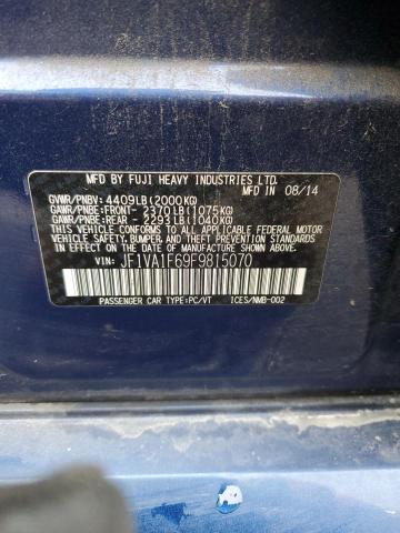 Продажа на аукционе авто 2015 Subaru Wrx Premium, vin: JF1VA1F69F9815070, номер лота: 81588683