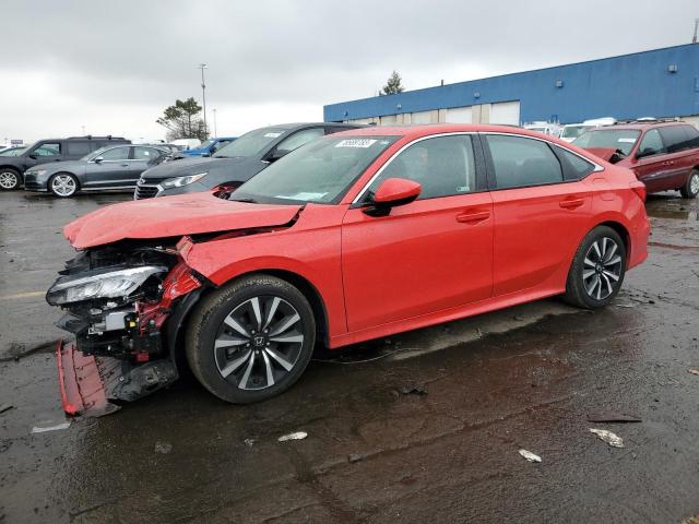 78589783 :رقم المزاد ، 2HGFE1F72NH325727 vin ، 2022 Honda Civic Ex مزاد بيع