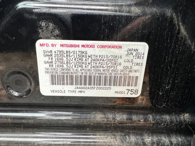 Продаж на аукціоні авто 2015 Mitsubishi Outlander Es, vin: JA4AD2A35FZ002225, номер лоту: 81643393
