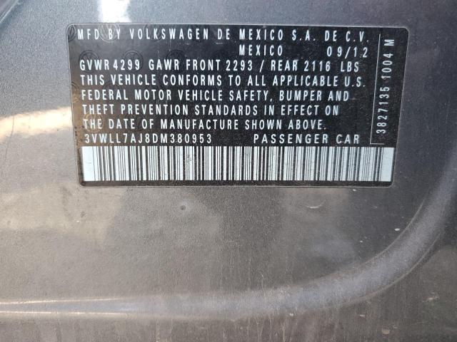 Aukcja sprzedaży 2013 Volkswagen Jetta Tdi, vin: 3VWLL7AJ8DM380953, numer aukcji: 81860743