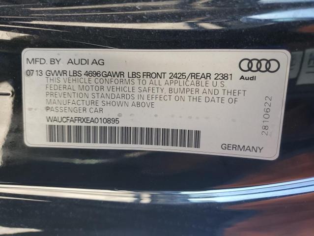 Aukcja sprzedaży 2014 Audi A5 Premium, vin: WAUCFAFRXEA010895, numer aukcji: 81764213