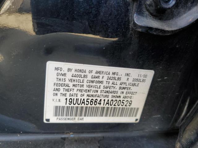 82144753 :رقم المزاد ، 19UUA56641A020529 vin ، 2001 Acura 3.2tl مزاد بيع