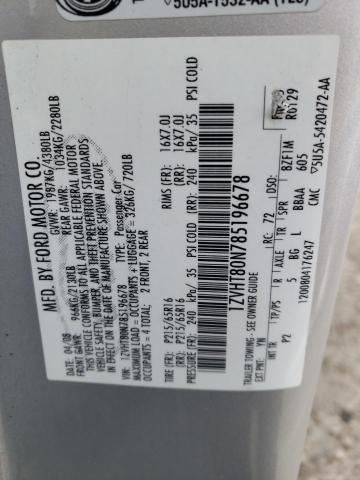 2008 Ford Mustang მანქანა იყიდება აუქციონზე, vin: 1ZVHT80N785196678, აუქციონის ნომერი: 81860623