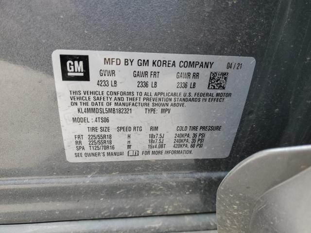 2021 Buick Encore Gx Select მანქანა იყიდება აუქციონზე, vin: KL4MMDSL5MB182321, აუქციონის ნომერი: 81531393