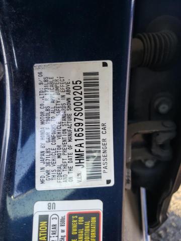 78947263 :رقم المزاد ، JHMFA16597S000205 vin ، 2007 Honda Civic Lx مزاد بيع