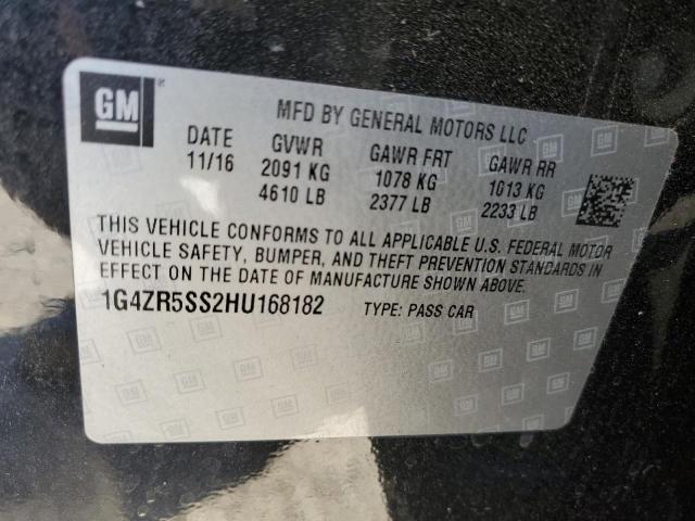 Продажа на аукционе авто 2017 Buick Lacrosse Premium, vin: 1G4ZR5SS2HU168182, номер лота: 81119503