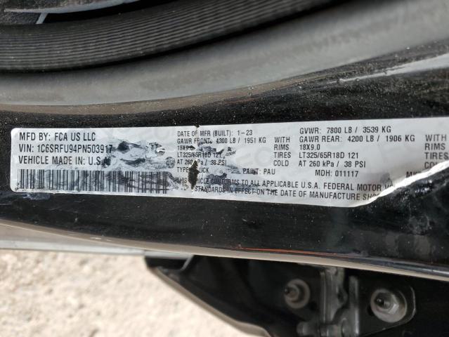 Auction sale of the 2023 Ram 1500 Trx, vin: 1C6SRFU94PN503917, lot number: 81518613
