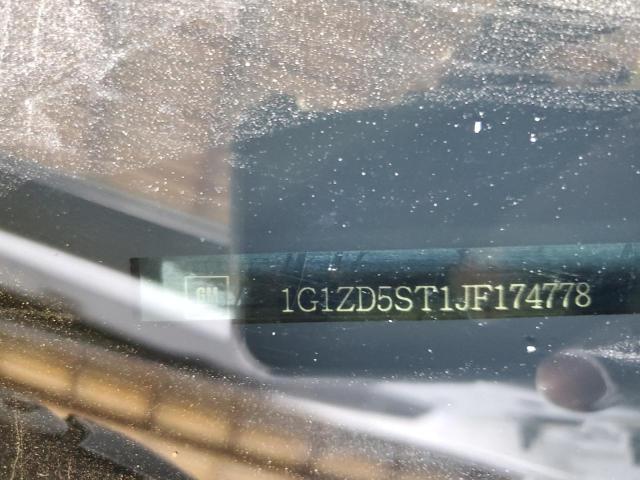 81636213 :رقم المزاد ، 1G1ZD5ST1JF174778 vin ، 2018 Chevrolet Malibu Lt مزاد بيع