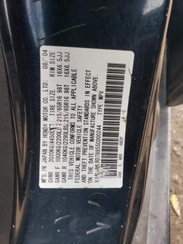 Auction sale of the 2005 Honda Cr-v Ex, vin: JHLRD78855C000244, lot number: 79548883