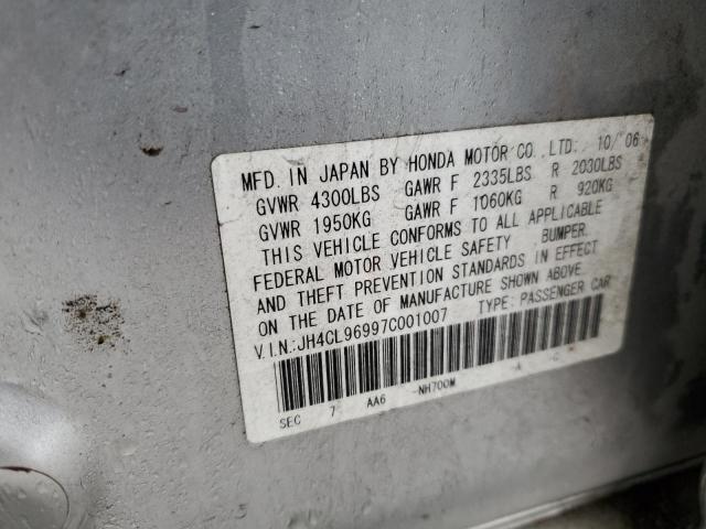 79317403 :رقم المزاد ، JH4CL96997C001007 vin ، 2007 Acura Tsx مزاد بيع
