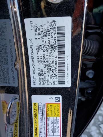 Aukcja sprzedaży 2018 Honda Accord Lx, vin: 1HGCV1F11JA030142, numer aukcji: 79859043