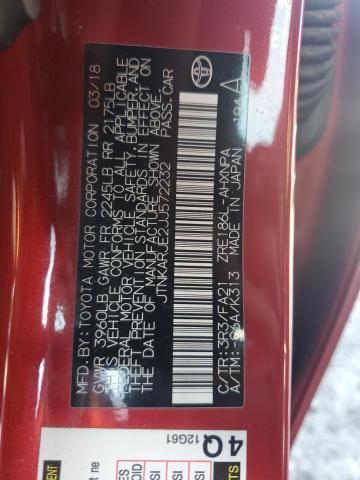 80349713 :رقم المزاد ، JTNKARJE2JJ572232 vin ، 2018 Toyota Corolla Im مزاد بيع