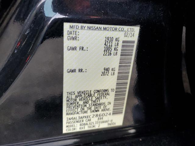 Aukcja sprzedaży 2014 Nissan Altima 2.5, vin: 1N4AL3APXEC286024, numer aukcji: 78350233