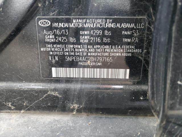 Продажа на аукционе авто 2013 Hyundai Sonata Gls, vin: 5NPEB4AC2DH797165, номер лота: 79117593