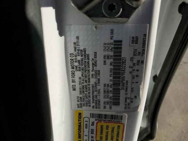 81215793 :رقم المزاد ، 3FA6P0H79ER322821 vin ، 2014 Ford Fusion Se مزاد بيع