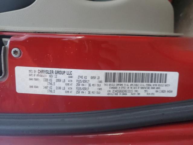2013 Dodge Grand Caravan მანქანა იყიდება აუქციონზე, vin: 2C4RDGBG6DR613315, აუქციონის ნომერი: 86689704