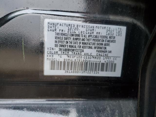 Продажа на аукционе авто 2021 Nissan Sentra, vin: 3N1AB8BV5MY227334, номер лота: 84548804