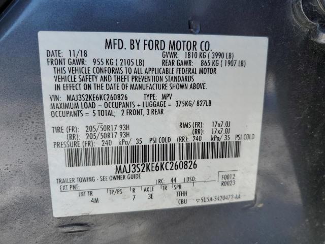 Продажа на аукционе авто 2019 Ford Ecosport T, vin: MAJ3S2KE6KC260826, номер лота: 84708544