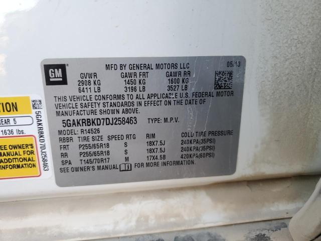 Продаж на аукціоні авто 2013 Buick Enclave, vin: 5GAKRBKD7DJ258463, номер лоту: 84031014