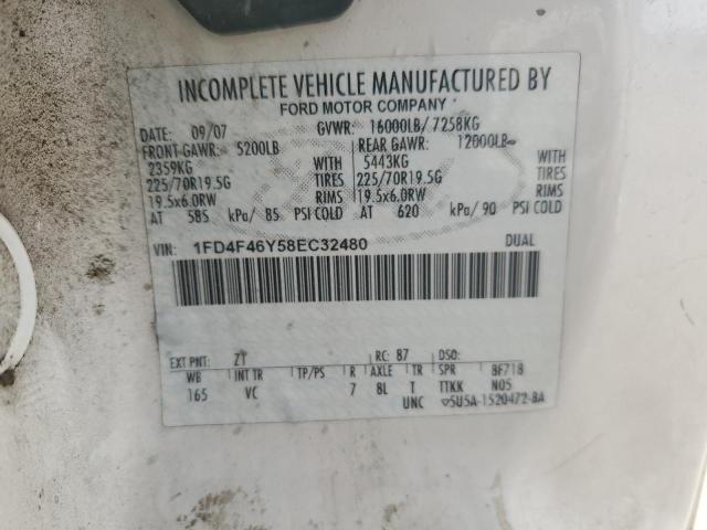 2008 Ford F450 Super მანქანა იყიდება აუქციონზე, vin: 1FD4F46Y58EC32480, აუქციონის ნომერი: 69158155
