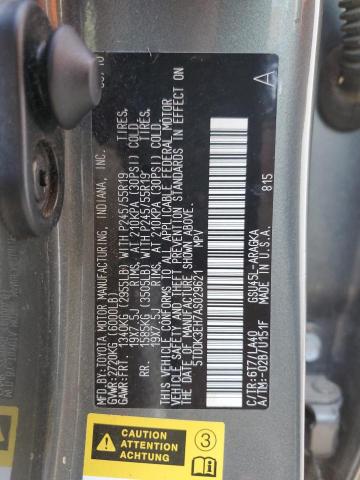 84250804 :رقم المزاد ، 5TDDK3EH7AS029621 vin ، 2010 Toyota Highlander مزاد بيع