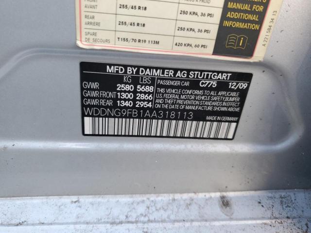 Продажа на аукционе авто 2010 Mercedes-benz S, vin: WDDNG9FB1AA318113, номер лота: 68448284