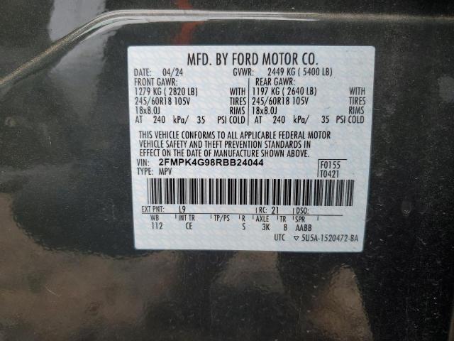 Продаж на аукціоні авто 2024 Ford Edge Se, vin: 2FMPK4G98RBB24044, номер лоту: 84740074