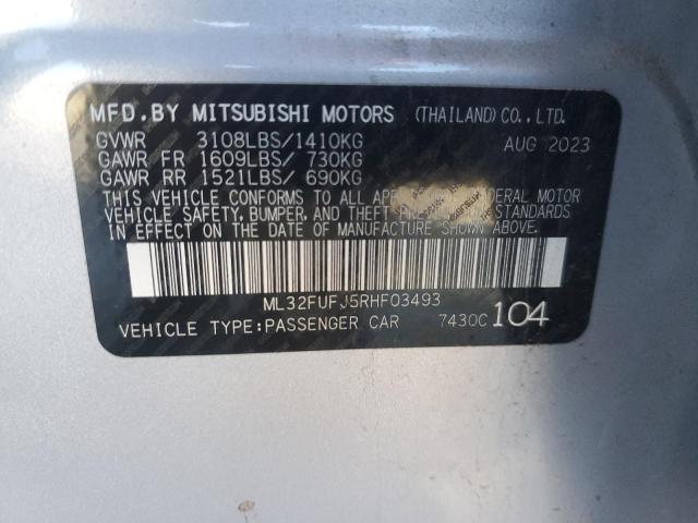 Продаж на аукціоні авто 2024 Mitsubishi Mirage, vin: ML32FUFJ5RHF03493, номер лоту: 84209844