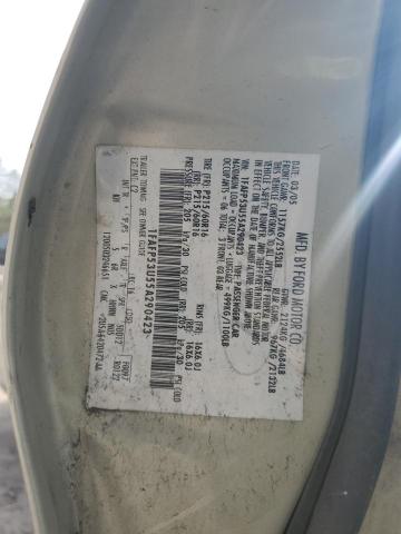 2005 Ford Taurus მანქანა იყიდება აუქციონზე, vin: 1FAFP53U55A290423, აუქციონის ნომერი: 85496814