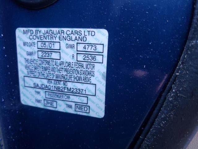 Aukcja sprzedaży 2002 Jaguar S-type, vin: SAJDA01N82FM23371, numer aukcji: 82902194