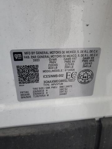 Продаж на аукціоні авто 2024 Chevrolet Equinox, vin: 3GNAXWEG9RS170217, номер лоту: 86254814