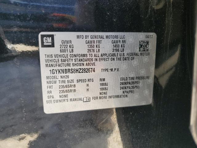 Aukcja sprzedaży 2017 Cadillac Xt5, vin: 1GYKNBRS8HZ282674, numer aukcji: 86168534
