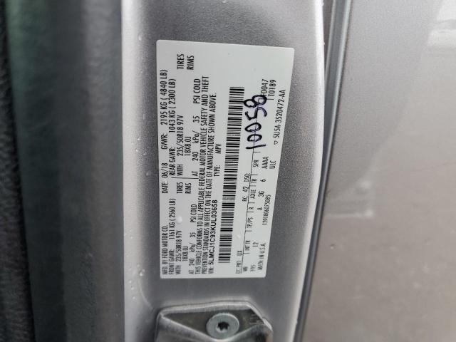 Aukcja sprzedaży 2019 Lincoln Mkc, vin: 5LMCJ1C93KUL03658, numer aukcji: 86304074