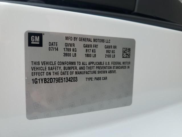 2014 Chevrolet Corvette მანქანა იყიდება აუქციონზე, vin: 1G1YB2D79E5134203, აუქციონის ნომერი: 83055444