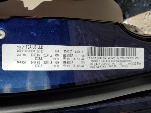 Продаж на аукціоні авто 2016 Chrysler Town & Country Touring, vin: 2C4RC1BG9GR261531, номер лоту: 83756494