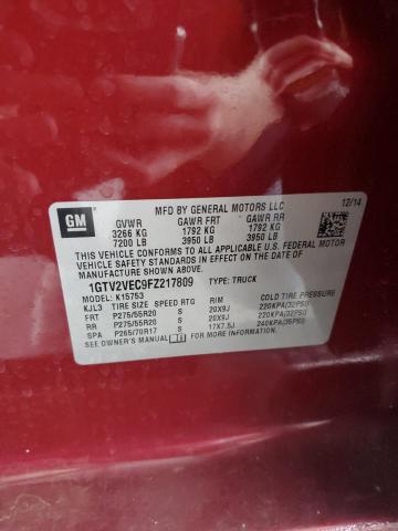 84835154 :رقم المزاد ، 1GTV2VEC9FZ217809 vin ، 2015 Gmc Sierra مزاد بيع