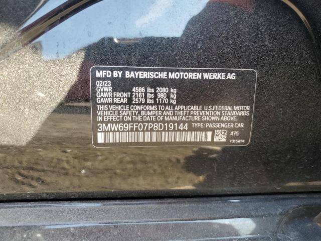 85708664 :رقم المزاد ، 3MW69FF07P8D19144 vin ، 2023 Bmw 330i مزاد بيع