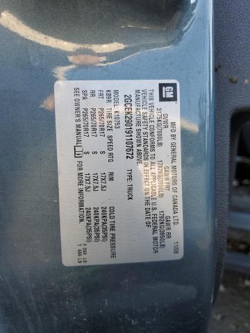 84107234 :رقم المزاد ، 2GCEK290191107672 vin ، 2009 Chevrolet Silverado مزاد بيع
