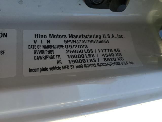 Продажа на аукционе авто 2024 Hino Hino L6, vin: 5PVNJ7AV7R5T56564, номер лота: 77340404