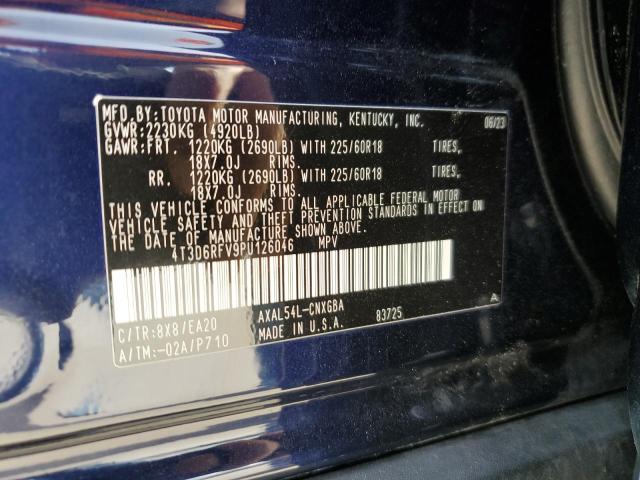 Aukcja sprzedaży 2023 Toyota Rav4 Limit, vin: 4T3D6RFV9PU126046, numer aukcji: 85052204