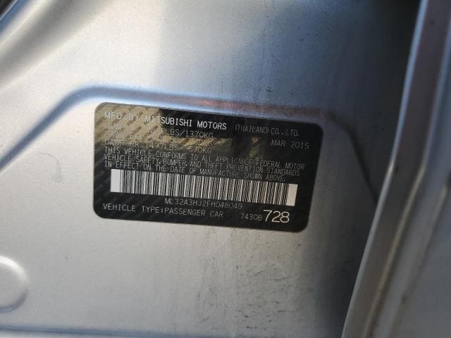 Продажа на аукционе авто 2015 Mitsubishi Mirage De, vin: ML32A3HJ2FH048049, номер лота: 84293544