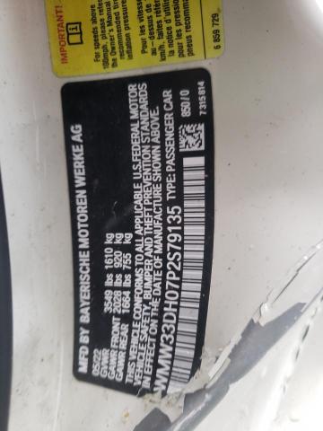 2023 Mini Cooper მანქანა იყიდება აუქციონზე, vin: WMW33DH07P2S79135, აუქციონის ნომერი: 84612314