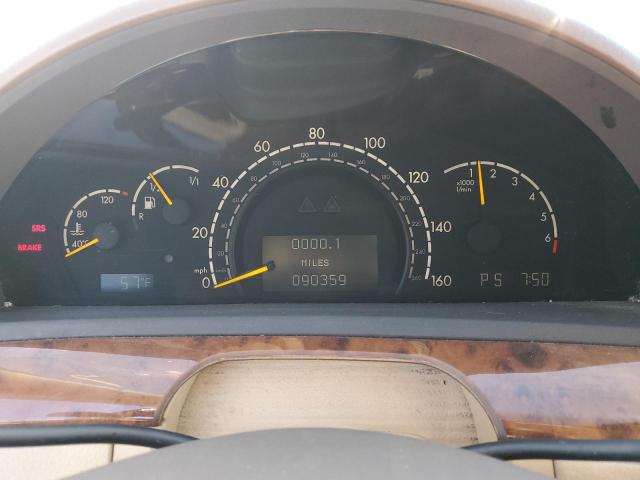 Продаж на аукціоні авто 2001 Mercedes-benz S 500, vin: WDBNG75J11A146557, номер лоту: 84122014