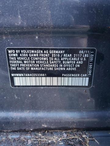 Продажа на аукционе авто 2012 Volkswagen Cc, vin: WVWMN7AN4CE533661, номер лота: 84599674