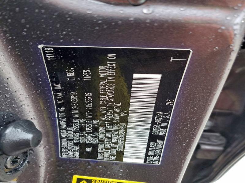 95660525 :رقم المزاد ، 5TDDZRFH3KS944920 vin ، 2019 Toyota Highlander مزاد بيع