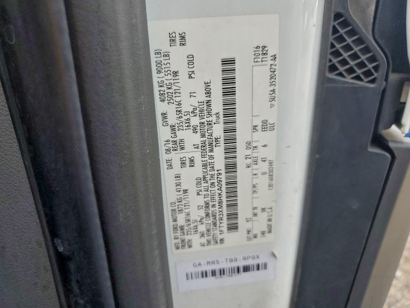Aukcja sprzedaży 2017 Ford Transit, vin: 1FTYR3XM8HKA09791, numer aukcji: 96356855