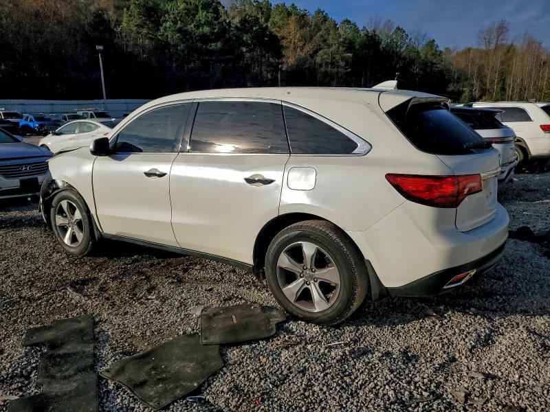 96523955 :رقم المزاد ، 5FRYD3H24FB010053 vin ، 2015 Acura Mdx مزاد بيع